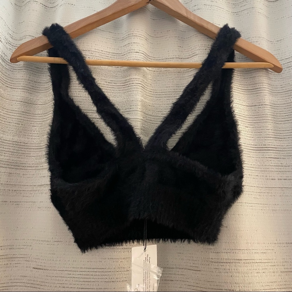 For Love and Lemons Devon Sleeveless Top, Black - S - Picture 4 of 6